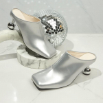 Moodsad naiste sussid kandilise ninaga, erikujulise kontsaga, naiste kingad 2025 kevad, rihmikuga, pidulikud pumbad, v&auml;listingimustes kasutatavad, naiste tennised 35 kuldne