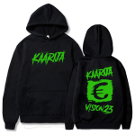 K&auml;&auml;rij&auml; Huppar K&auml;&auml;rij&auml; F&auml;nni Kingitus Cha Cha Cha Muusika Kaup Unisex Harajuku Pikkade Varrukatega Dressipluusid 2XL black