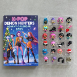 Kpop Deemonik&uuml;tid Advendikalender Huntrix Rumi Mira Zoey SAJA Poisid Derpy Tiiger Uusaasta Kaunistused J&otilde;ulude Tagasilugemise M&auml;nguasjad Kingitused Two Calendars