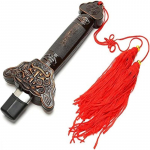 Tai Chi Kung Fu V&otilde;itluskunstid Maagiline M&otilde;&otilde;k Pikendatav M&otilde;&otilde;k Harjutusteks Esituseks Halloweeni (Roostevaba teras) helepruun v&auml;rv