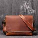Retro Nahast Meeste Kott K&auml;sit&ouml;&ouml;na Valmistatud Naiste Veisenaha Crossbody Kott Crazy Horse Nahast Lihtne Meeste &Otilde;lakott