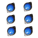 LED-&auml;&auml;rvalgustid Haagis Veoautole 24V Sinised gabariidituled Poolhaagistele Freightliner Cargo &ndash; Universaalne sobivus (Pakis 6)