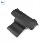 Auto lisavarustus rooliratta kate perforeeritud nahkkattega Mitsubishi Lancer Evolution 8 VIII 2003 2004 2005 9 IX 2006 must