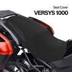 Mootorratta libisemisvastane 3D v&otilde;rkkangast istmekate hingav veekindel padi, mis sobib Kawasaki VERSYS 1000 VERSYS1000 jaoks black