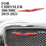 Red front center grid car trim decorative Tirm For Chrysler 300 2015-