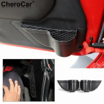 2X Front Door Pocket Storage ert Side Box Organizer for 11+ Jeep Wrangler JK