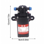 DP-521 Vastupidav 12V 70PSI 3.5L/min P&otilde;llumajanduslik Elektriline Veepump Mikro K&otilde;rgsurve Membraan Pihustus Autopesu Veepump must