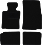 Dywaniki samochodowe welurowe czarne do: Mini Paceman hatchback (2012-2016)
