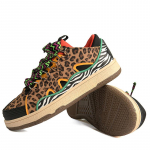 Uued Unisex suured ja paksu talla &otilde;mblusega mikrokiust vabaaja tossud 37 leopard