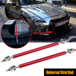 2 TK universaalne esikaitseraua huulel&otilde;hkuja, spoileri tugivarda tugivarras Toyota Camry Corolla Hilux 86 autole 15cm Red