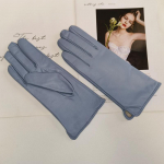 Naiste lambanahast kindad Klassikalised &uuml;hev&auml;rvilised Mitmek&uuml;lgsed nahast Kevadine kootud vooder Rattas&otilde;idu s&otilde;idukindad S&uuml;gis 8