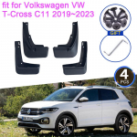 Volkswagen VW T-Cross C11 ~ jaoks Poritiivad Porikaitse Eesmised Tagumised Rattad Poritiib 4 tk Tarvikud