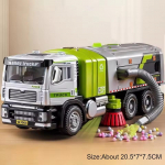 1:50 Elektriline tolmuimeja P&uuml;hkimismasin Pr&uuml;giauto Mudel M&auml;nguasi Sulam Diecast Valgus Heli Inseneris&otilde;iduk Kingitused Lastele electric toy roheline