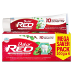 Punane hambapasta komplekt (3 x 100 g), Punane hambapasta komplekt, Dabur Onesize