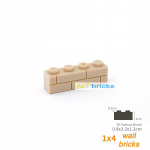 80 tk DIY ehitusklotsid Paks seinakujukesed Tellised 1x4 T&auml;pid Hariduslikud Loovad Suurus &Uuml;hilduv Br&auml;ndidega M&auml;nguasjad Lastele