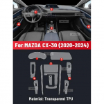 Kriimustusvastane Auto Sisekeskkonna Keskpaneeli Meediapaneeli Navigatsiooni TPU Kaitsekile MAZDA CX-30 -2024 jaoks Kleebis Left rudder driving