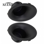 2pcs Black Car Front Fog Light Covers without Hole for Dodge Challenger 2015 2016 2017 2018  68259660AA, 68259661AA