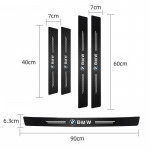 -5 tk Auto l&auml;vekleebised Kriimustusvastased Decals Kaitsja BMW M 1 2 3 5 7 Seeria iX3 G30 G32 F20 F10 F07 E46 E90 E92 E60 E3 jaoks 5Pcs BMW