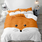 Metsaloomade tekikott T&auml;issuurus T&uuml;drukud Poisid Lapsed VoodipesuMultikas Metsaloomade tekikott Tekikate 2 padjap&uuml;&uuml;ri 150x200cm 3pcs