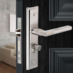 1 Set handle type lock Cylinder Lever Latch Home with Keys Dual Room Door Panel Locks D