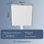 JOMOO kahekordse loputusega k&uuml;kk-WC komplekt kitsa veepaagiga