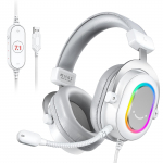 FIFINE RGB m&auml;ngukomplekt 7.1 ruumilise heliga/3-EQ/mikrofoniga, k&otilde;rvaklapid koos juhtpaneeliga PC PS4 PS5 jaoks Ampligame-H6W