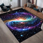 Galaktiline Kosmosekujundus Pol&uuml;ester Ala-vaip Sise-/V&auml;lisvaip Elutuba Magamistuba Esik Libisemisvastane Suurused Saadaval 50X80CM