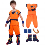 CHALAN Luksuslik Cosplay Halloween Kame Goku tegelane T&auml;iuslik ja Kultuurifestivalideks Laste 7-osaline komplekt, Kost&uuml;&uuml;m, (Kame) Kost&uuml;&uuml;m, Anime/Manga