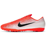 Nike Mercurial Vapor 12 Soccer Shoes Men's Low top White/Orange AH7384-801 40.5