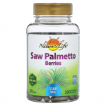 Nature's Life, Saepalmi marjad, 1160 mg, 100 k&ouml;&ouml;giviljakapslit (580 mg kapsli kohta)
