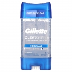 Gillette, Clear Shield, higistamisvastane deodorant, Cool Wave, 3,8 untsi (107 g)