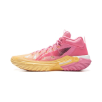 Li Ning Jie Ao 2High Basketball Shoes Men's High top Fairy Pink/Soft Apricot Yellow ABFU047-6 40