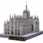 Itaalia Milano Toomkirik Kokkupandav 3D Paberimudel Maja Paberit&ouml;&ouml; DIY Kunst Origami Hoone Teismelised T&auml;iskasvanud K&auml;sit&ouml;&ouml; M&auml;nguasjad QD-172