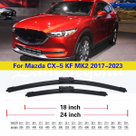 P&uuml;hkijad Mazda CX-5 CX5 CX 5 KF MK2 Esiklaasi P&uuml;hkijad Akna 2017 2018 Front 2pcs