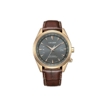 CITIZEN Valgutoitega Kvartsmehhanism Nahkrihmaga K&auml;ekell 43mm Meeste Kellad Hall sihverplaat CB0273-11H Gray Dial