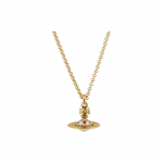 Vivienne Westwood V&auml;ike Orb Keskmine 3D Saturni Ripatsiga Kaelakee Naiste kaelakee Kuldne 63020097R001 Box