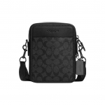 Coach Sullivan 17 Klassikaline Monogrammiga Tr&uuml;kitud T&otilde;mblukuga Sulgemisega Mitmeotstarbelise Taskuga Kivitahvli Nahast Kaetud L&otilde;uendist Crossbody Kott V&auml;ike CC009-QBMI5 Basic Set (Bag+Dust Bag)