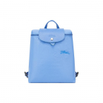 Longchamp Nupuga T&otilde;mblukuga Sulgemine Nailonist Seljakott Naiste seljakott Sinine 1699919P82 Basic Set (Bag)