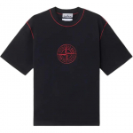 Stone Island Ss25 Maakonna Aasta Piiratud V&auml;ljaanne Tikitud Logoga Vabaaja &Uuml;mmarguse Kaelusega L&uuml;hikeste Varrukatega T-s&auml;rk Unisex T-s&auml;rk K1S452100001S0115-V0029 S