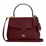 Coach Emory 25 Metallist Riistakate &Otilde;la-Crossbody Sile Nahast K&auml;ekott Keskmine Naiste k&auml;ekott Pruun CCE54-IMMRN Basic Set (Bag+Dust Bag)