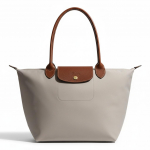 Longchamp Le Pliage Original Logo Reljeefne Pelmeenikott Taaskasutatud Nailonist T&otilde;mblukuga K&auml;ekott &Otilde;lakott Keskmine Naiste kotid Pebble 2605089349 Basic Set (Bag)