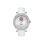 TISSOT Heart Collection Automaatne Mehaaniline Liikumine Naiste K&auml;ekell 35mm Valge sihver Roostevabast terasest korpus T050.207.17.117.05 White Strap white