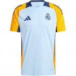 adidas Real Madrid SS24 V&auml;rviplokk Mugav &Uuml;mmarguse Kaelusega L&uuml;hikeste Varrukatega Jalgpall L