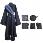 Black Butler Sebastian Cosplay Kost&uuml;&uuml;m T&auml;iskomplekt Matusekleit M&uuml;tsiga Anime Allikas Women,XL