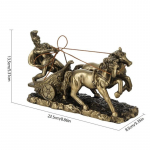 Vintage pronksratsu r&uuml;&uuml;tlikuju vaikdekoratsioon keskaegne r&uuml;&uuml;tlikuju kodu kontori raamaturiiuli kaunistus ainulaadne kingitus meestele