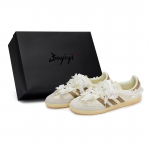Adidas Originals SAMBA OG German Army Trainers Unisex Low top Beige/White/Brown JI3185(Team80-S-BOX) 36⅔