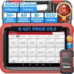 LAUNCH X431 PROS V 5.0 Vailse Diagnostika Autode Multi-br&auml;ndi Seade Auto OBD2 37+ EriFunktsiooni prantsuse keeles must