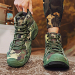 Uued Soojad K&otilde;rge S&auml;&auml;rega S&uuml;gis-Talvised Meeste Saapad, Veekindlad Mootorrattasaapad, V&auml;litingimustes Libisemisvastased Matkasaapad, Rohelised Taktikalised Kingad 39