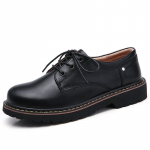 Mustad Lolita kingad Madalad Naiste Oxford Karusnahksed Mokassiinid Naiste Nahast Mary Jane Kingad Teismeliste T&uuml;drukute Koolikingad Libisemiskindlad Suur Suurus 43 4.5