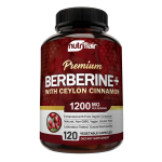 Berberiinh&uuml;drokloriid, Tseiloni kaneel, 120 kapslit, Veresuhkru toetavad toidulisandid 120 capsules